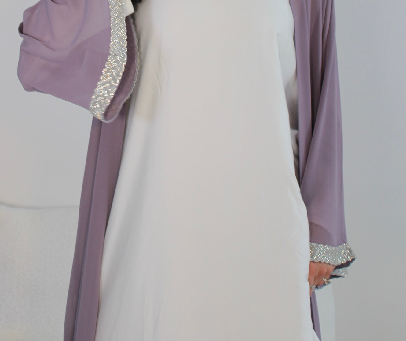 Georgina abaya set | LILAC